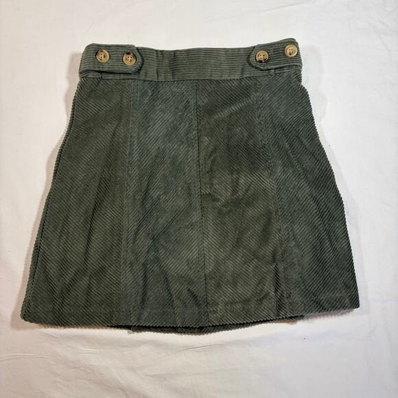 Altar'd State Dresses & Skirts - Altar’d State olive green corduroy mini skirt. Size XS
